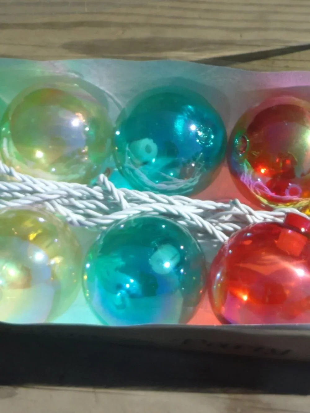 Party Globe string light set - 10 mini light - Camping Party Wedding